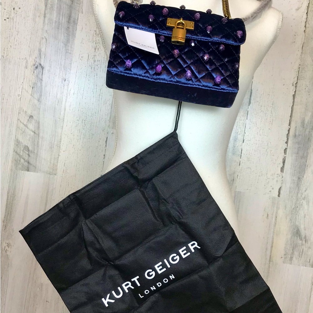 #62
Mini Brixton Velvet Shoulder Bag Kurt Geiger